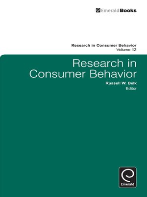 cover image of Research in Consumer Behavior, Volume 12